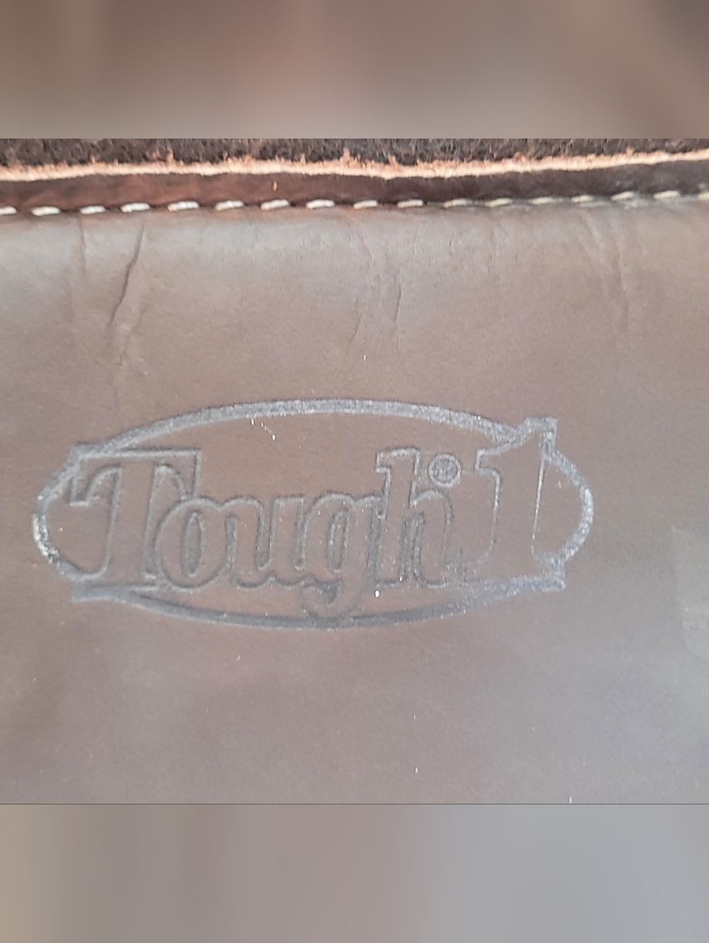 TOUGH1 Brown Western Saddle Pad with Fleece, Size 30x32 - Picture 7 of 15
